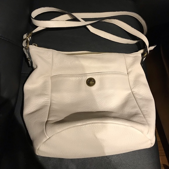 Elliot Lucca Bucket Pebbled Leather Messenger Crossbody Vintage coquette western - Picture 7 of 10